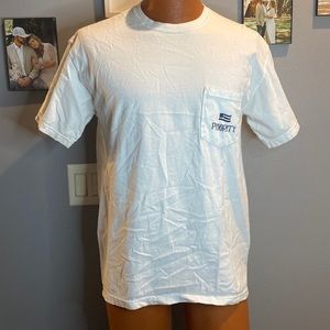 Priority white t shirt mens